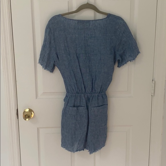 Anthropologie chambray romper - Picture 5 of 6